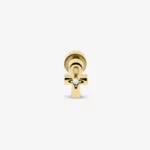 Piercing Ankh blanco